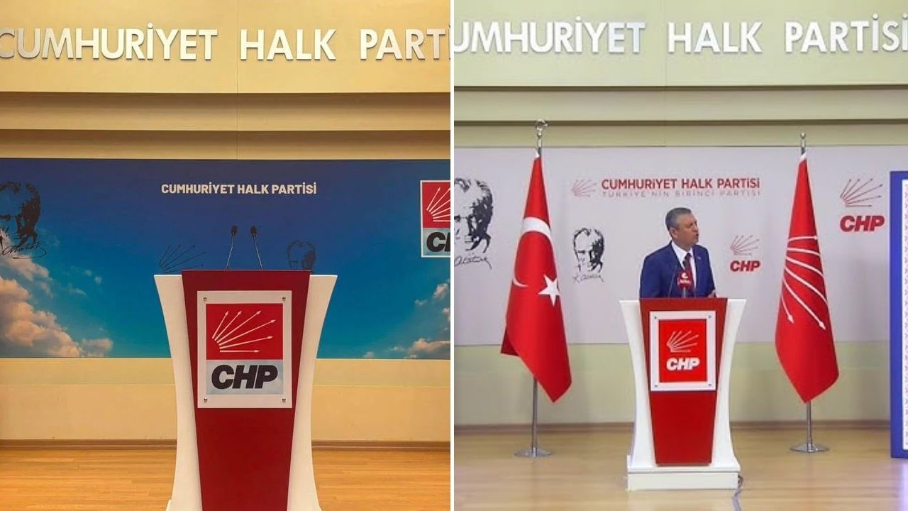 CHP’nin kürsüsünde dikkat çeken değişiklik! O ifade sessizce kaldırıldı
