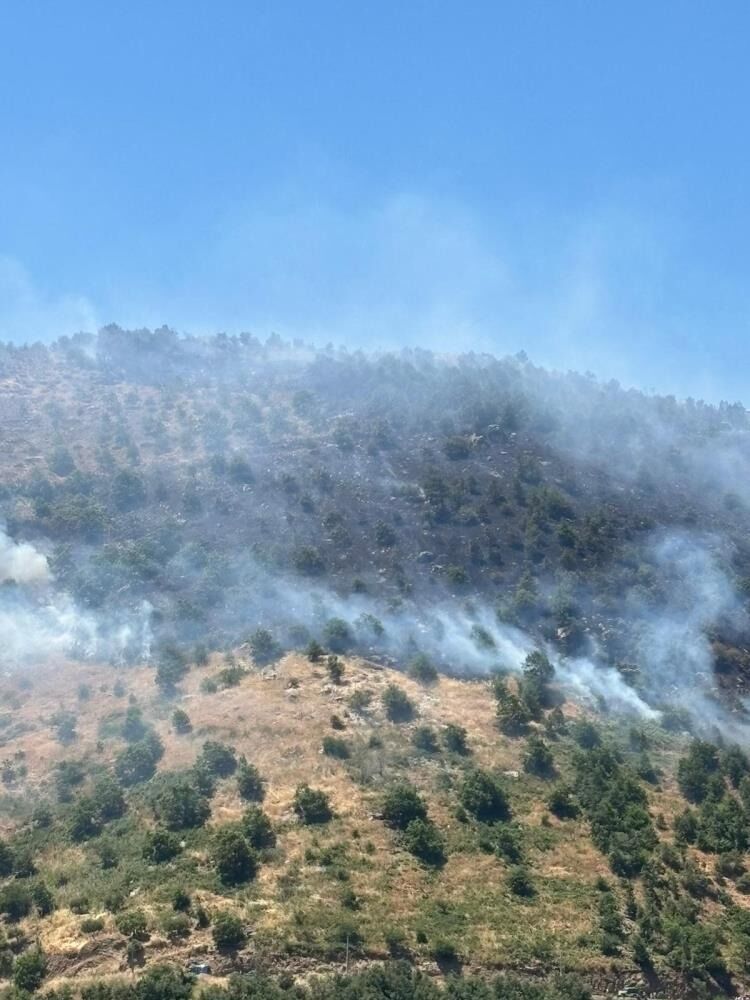 Sultanhisar’daki Yangına Havadan Ve Karadan Müdahale Sürüyor 555