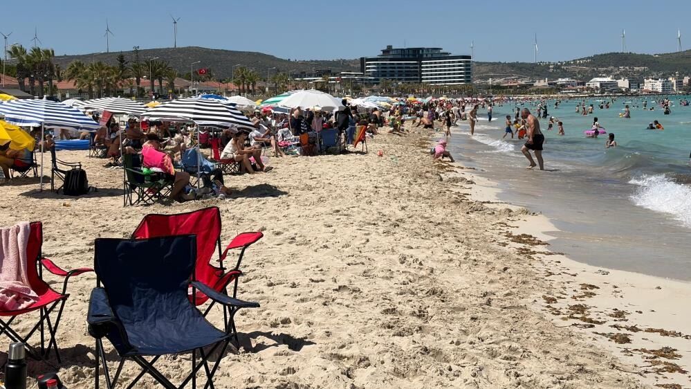 Tatilciler Hafta Sonu Çeşme'nin Keyfini Çıkardı 33