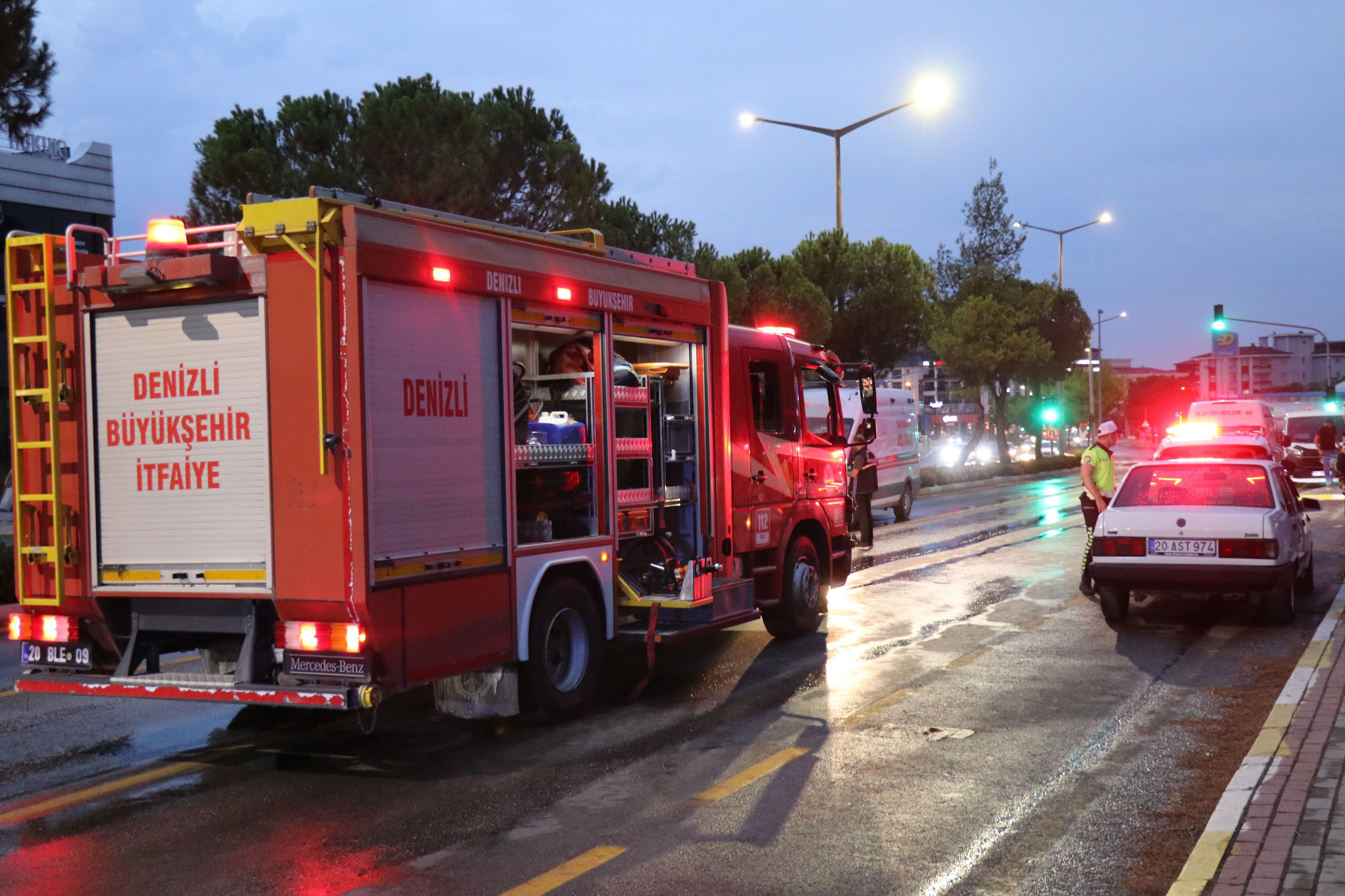 Denizli Trafik Kazası 1