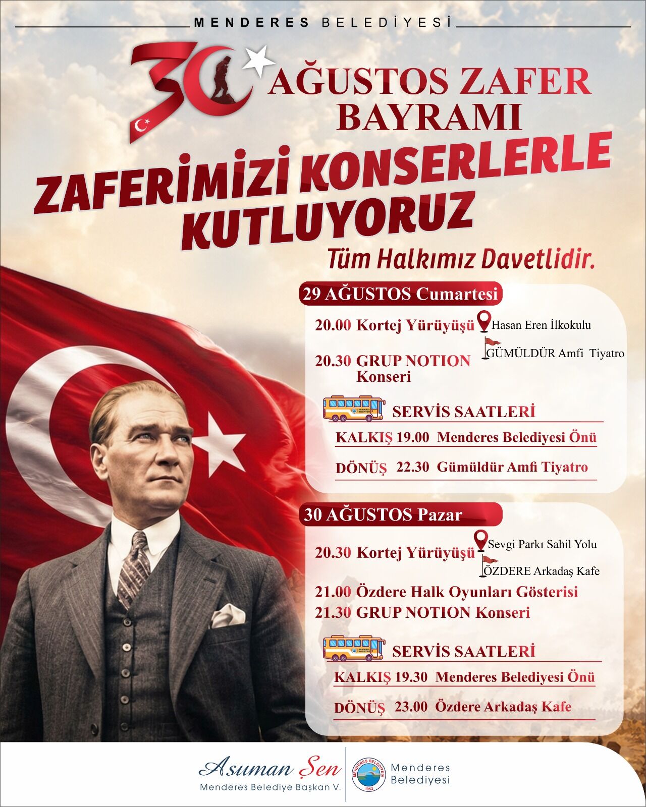 Menderes Belediyesi 30 Ağustos 1