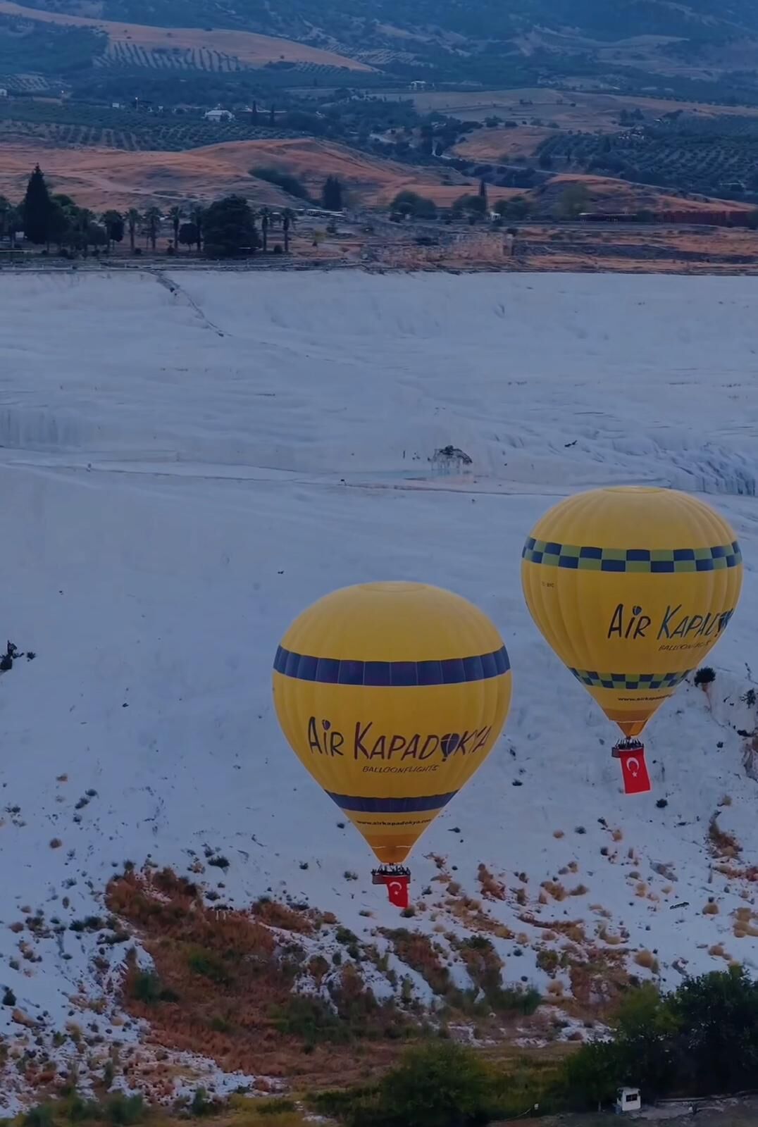30 Ağustos Coşkusu Gökyüzünde Yaşandı Denizli’de Zaferin Gururu Pamukkale Semalarında! (3)