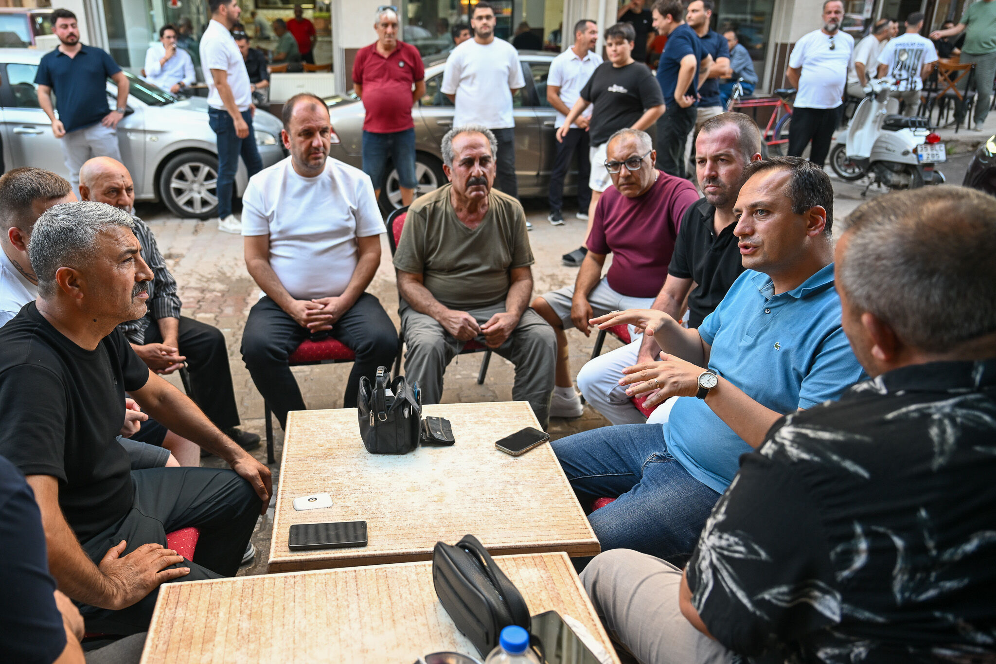 Başkan Eşki’den Çamdibi’nde Esnaf Turu Çözümler Sahada Üretiliyor (2)