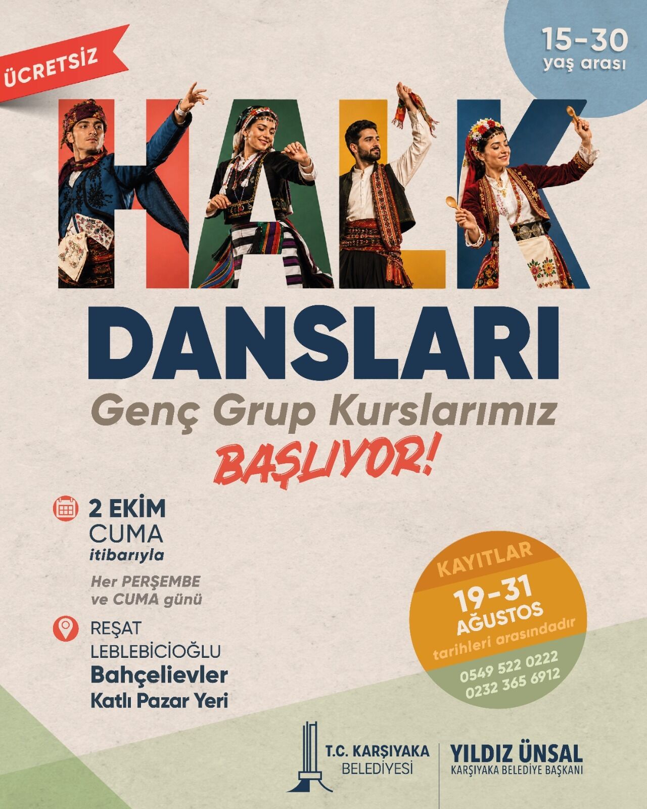 Başkan Ünsal’dan Karşıyakalılara Çağrı Haydi Gençler, Halk Dansları Kursuna! (3)