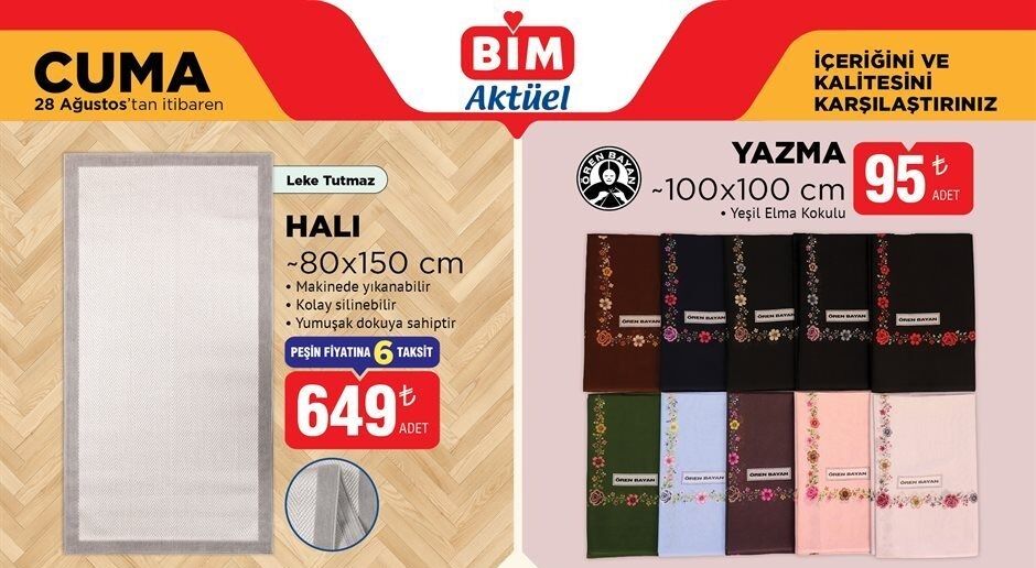 Bi̇m 28 30 Ağustos Aktüel Kataloğu 33