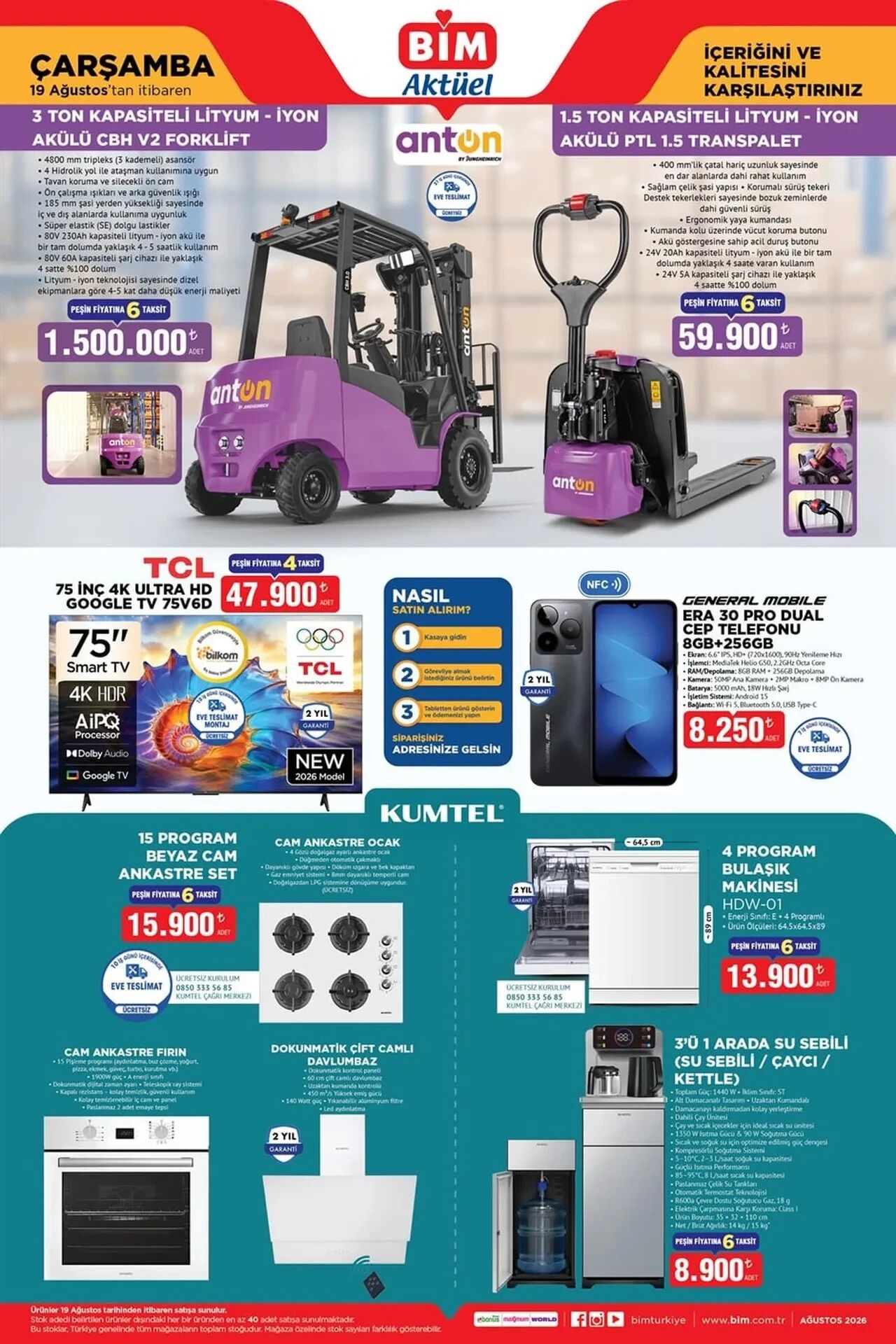 Bima Aktüel 18,19,21 Ağustos 22
