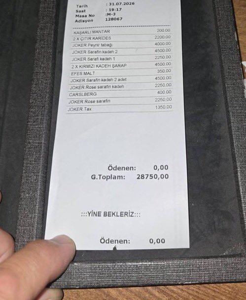 Bodrum'da 2 Kişilik Aperitif Hesabı Gündem Oldu 28 Bin Tl Istediler1