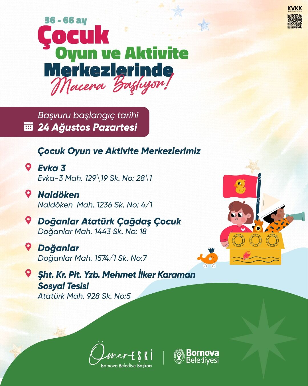 Bornova’da Çocuk Merkezleri Için Başvurular Başlıyor! (2)-1