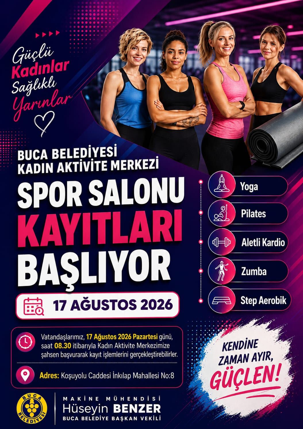 Buca’da Kadınlar Için Spor Kurslarında Yeni Dönem-1