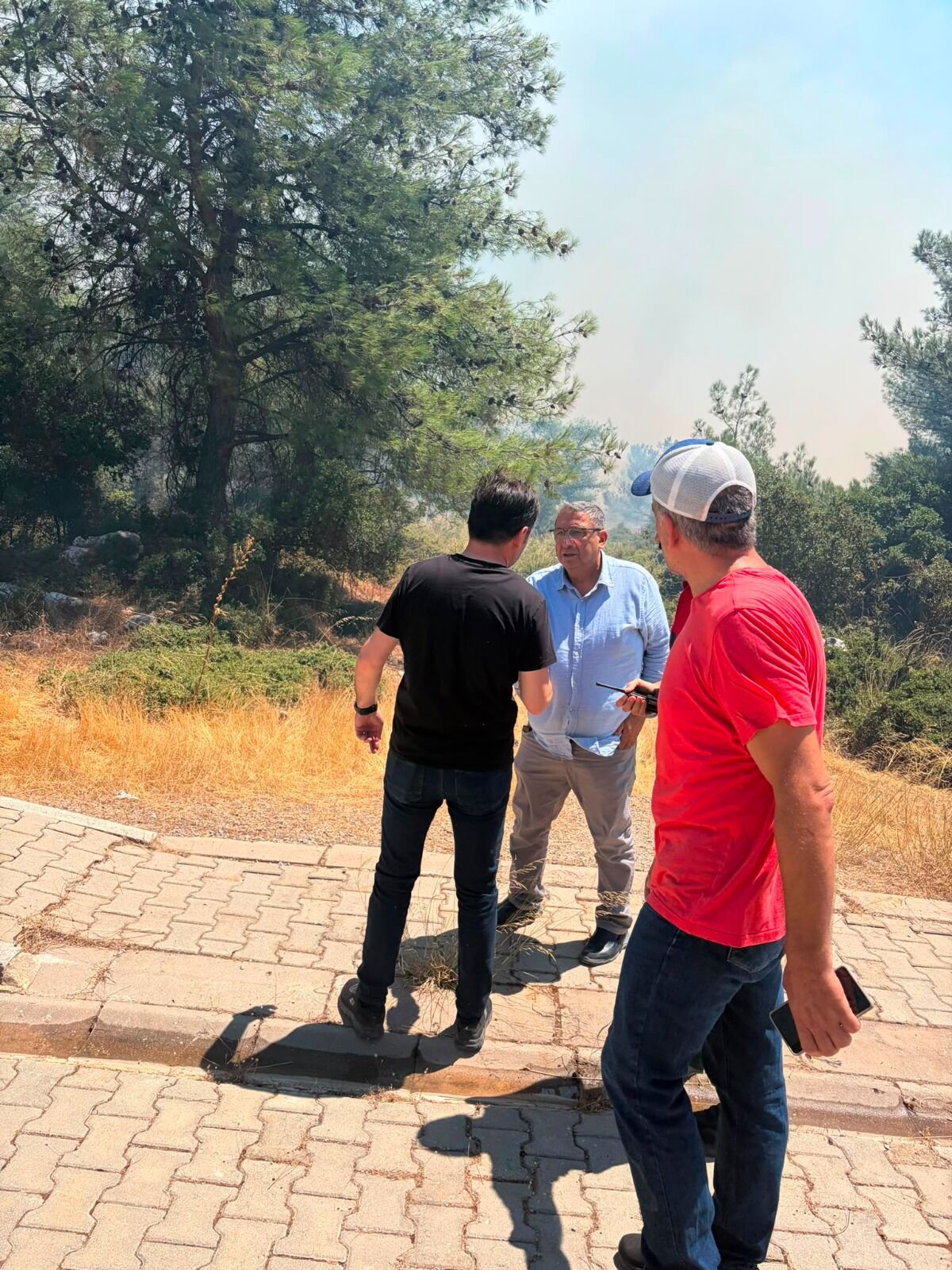 Bucakut, İzmir'deki Yangınlarda Ön Safta Mücadele Ediyor (1)-1