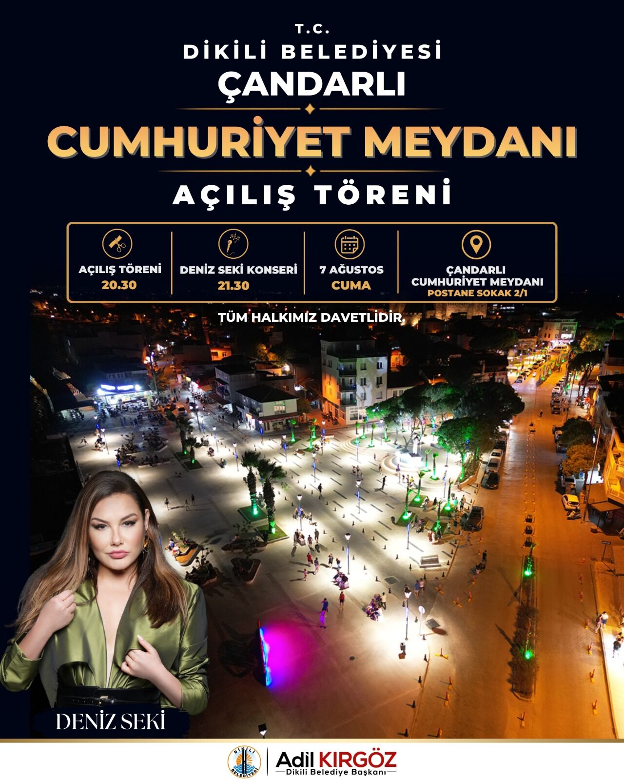 Çandarlı Cumhuriyet Meydanı Deniz Seki Konseriyle Açılıyor (3)
