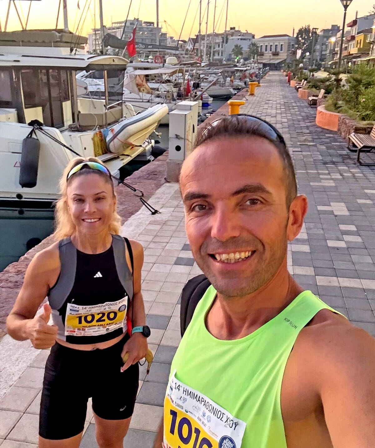 Çeşmeli Sporcular Chios Yarı Maratonu’na Damga Vurdu! (2)