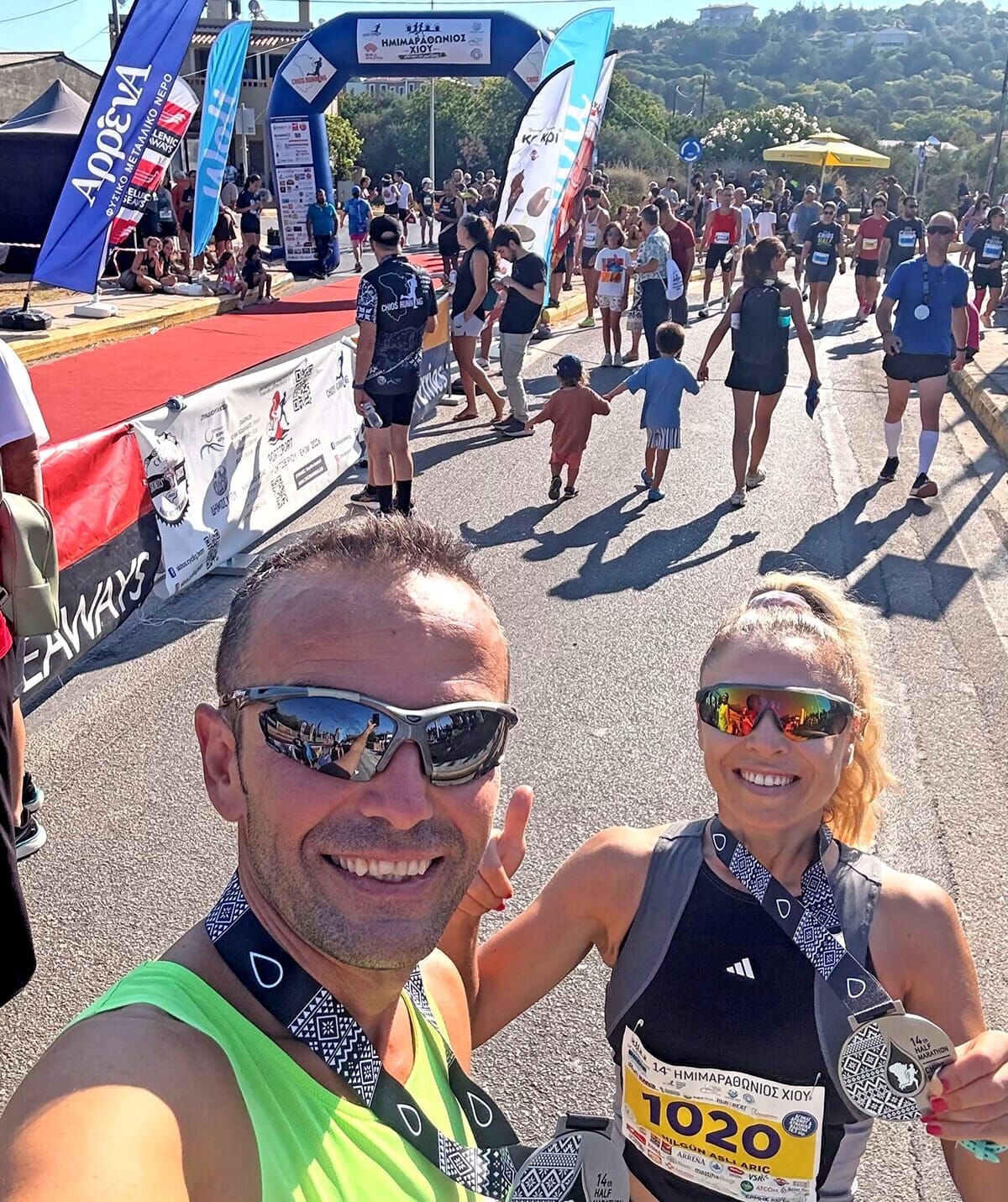 Çeşmeli Sporcular Chios Yarı Maratonu’na Damga Vurdu! (3)