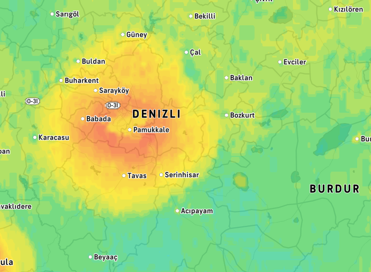 Denizli'de Hava Kirliliği Alarm Veriyor!