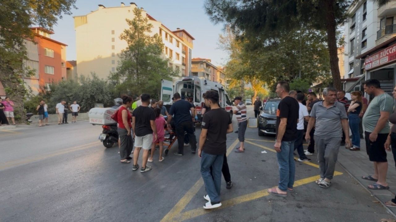 Denizli'de Yasaklı Kavşakta Kaza1