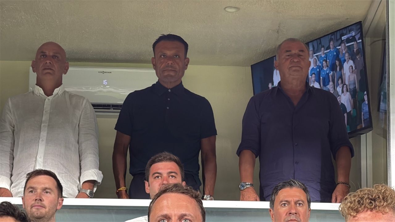 Fatih Terim, Bodrum Fk Muğlaspor Maçını Tribünden Izledi