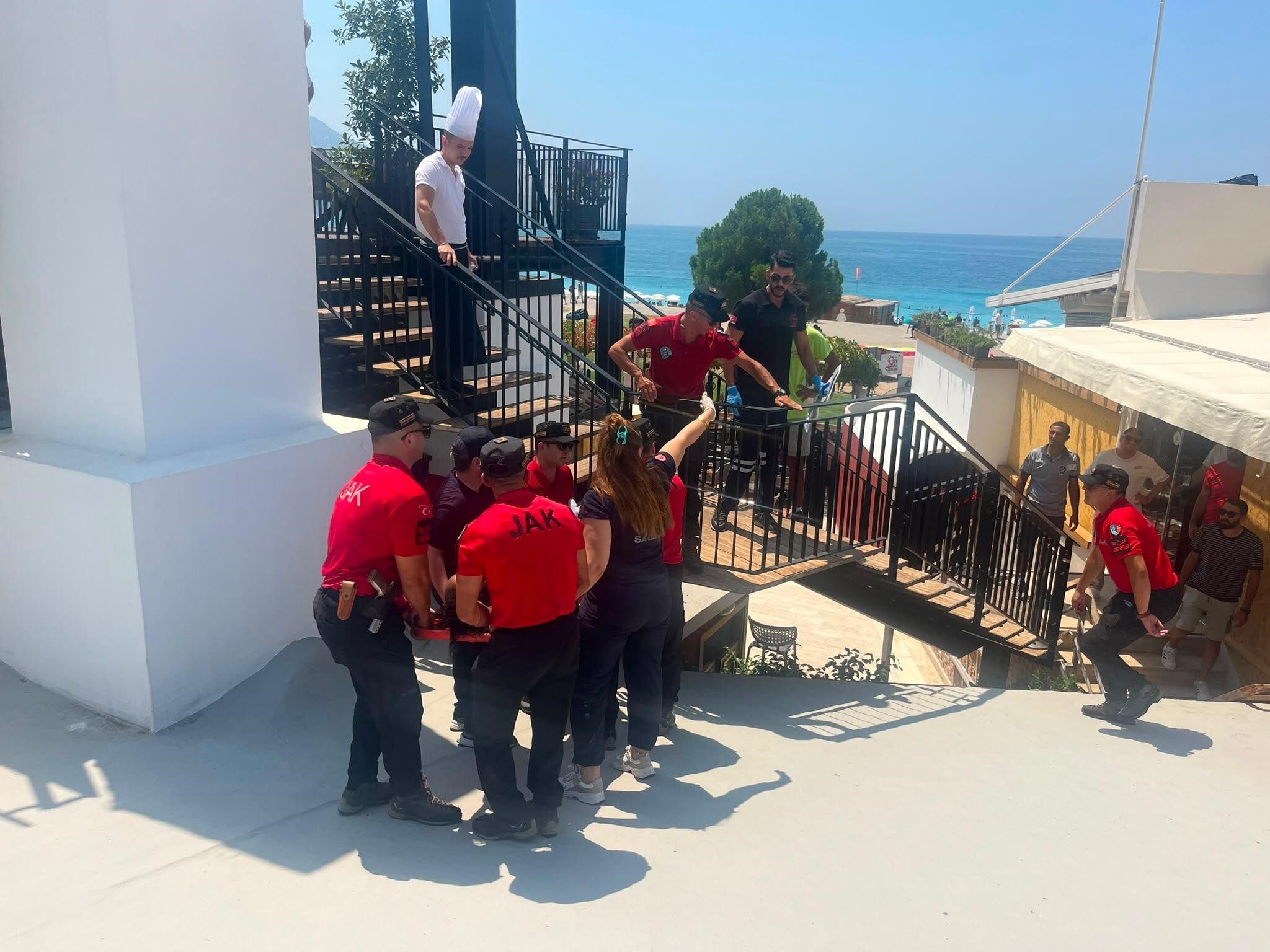 Fethiye'de Yamaç Paraşütü Deneyimi Kötü Sonuçlandı Yaralılar Var! (2)