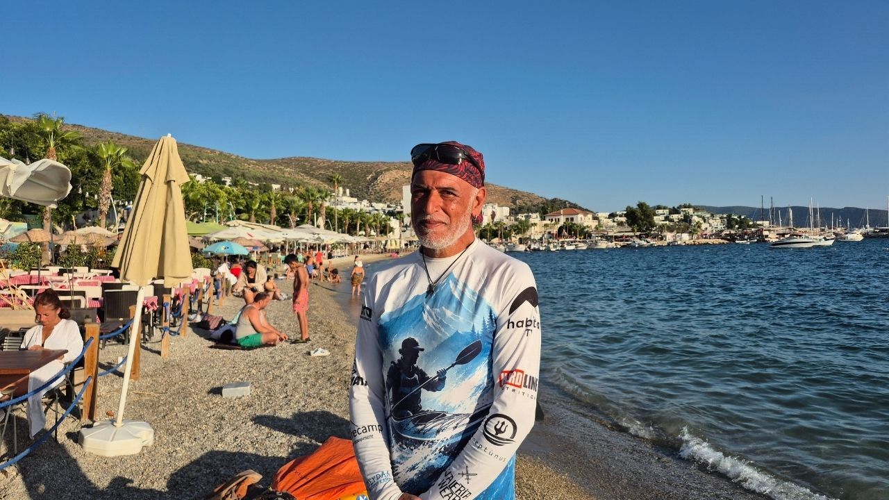 İstanbul'dan Kanoyla Yola Çıktı 83 Günde Bodrum'a Ulaştı!4