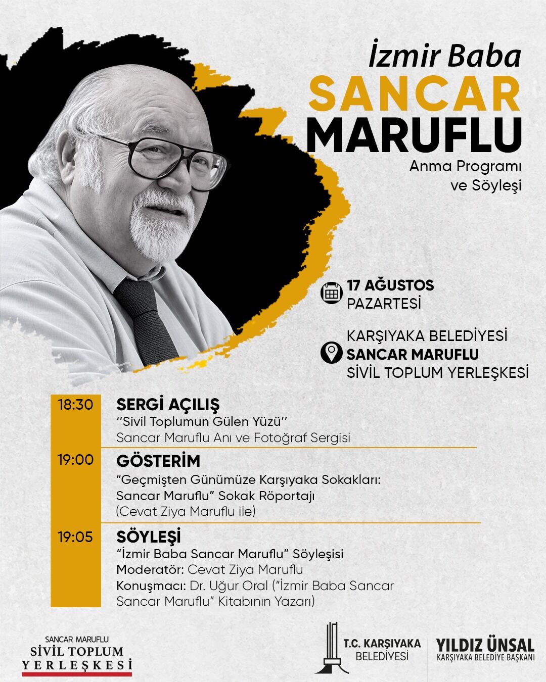‘İzmir Baba’ Sancar Maruflu Için Karşıyaka’da Anlamlı Tören (4)
