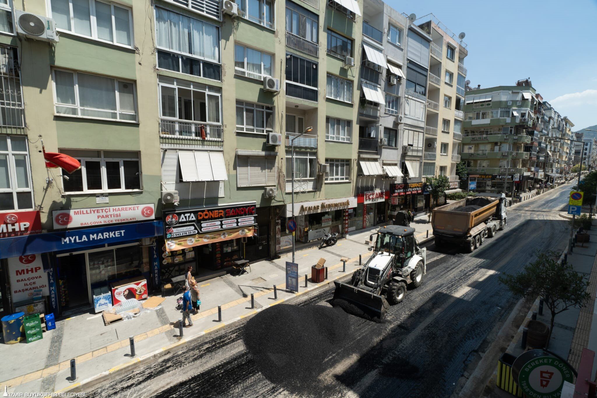 İzmir’de Asfalt Rekoru 6 Ayda Son 2 Yılın Toplamı Aşıldı! (5)