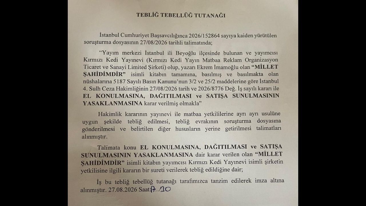 Kitap Satışı Yasaklandı
