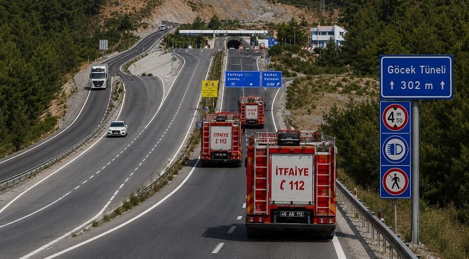 Orman Yangınında Göcek Tüneli 33