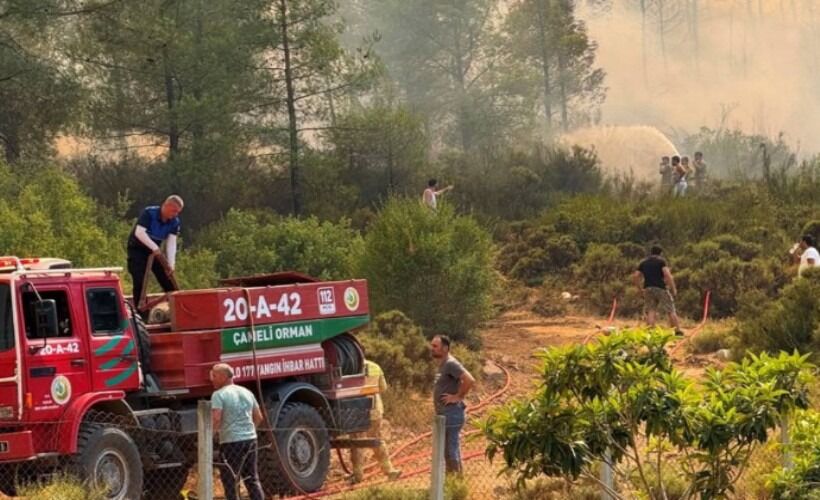 Orman Yangınında Göcek Tüneli