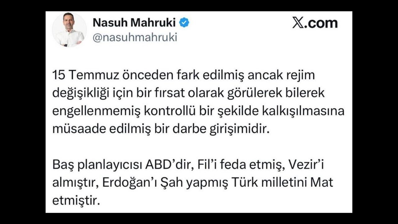 Sosyal medya paylaşımı nedeniyle tutuklanan AKUT kurucusu Nasuh Mahruki hakkındaki iddianame tamamlandı. Mahruki'nin 4,5 yıla kadar hapsi istendi.