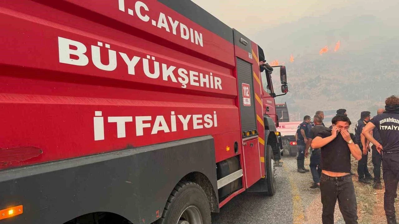 Yangın Sürerken Res Şirketi Ağaçları Söktü Yol Genişletti Iddiası 1