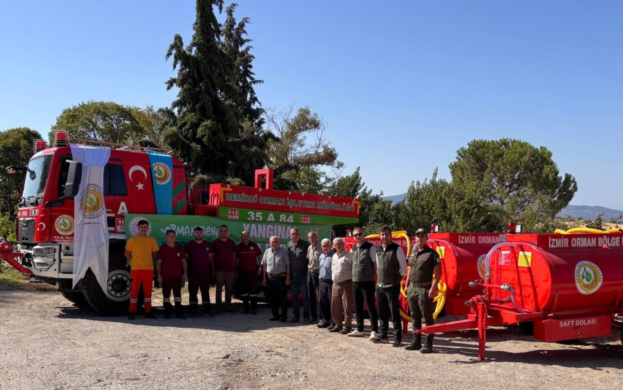Yangınlara Hızlı Müdahale Dönemi Demirci’ye 3 Tonluk Yangın Tankerleri (5)