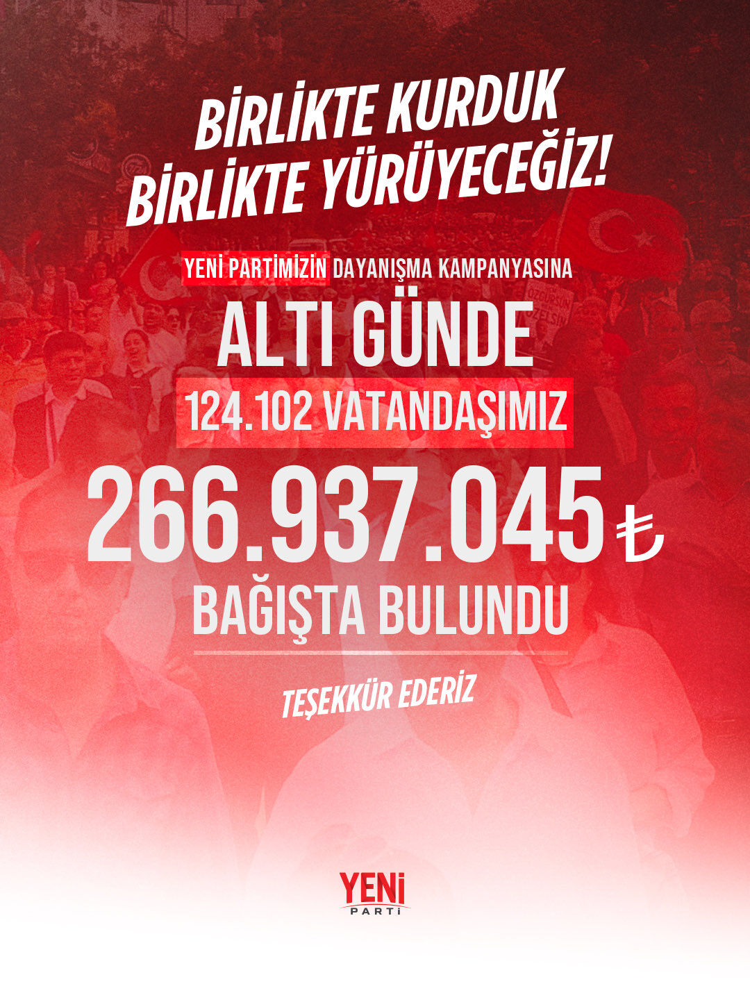 Yeni Parti 6. Gün Bağış