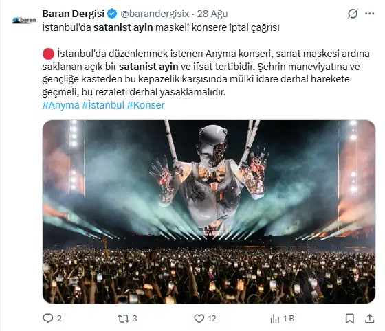 Anyma Konseri Iptal 5