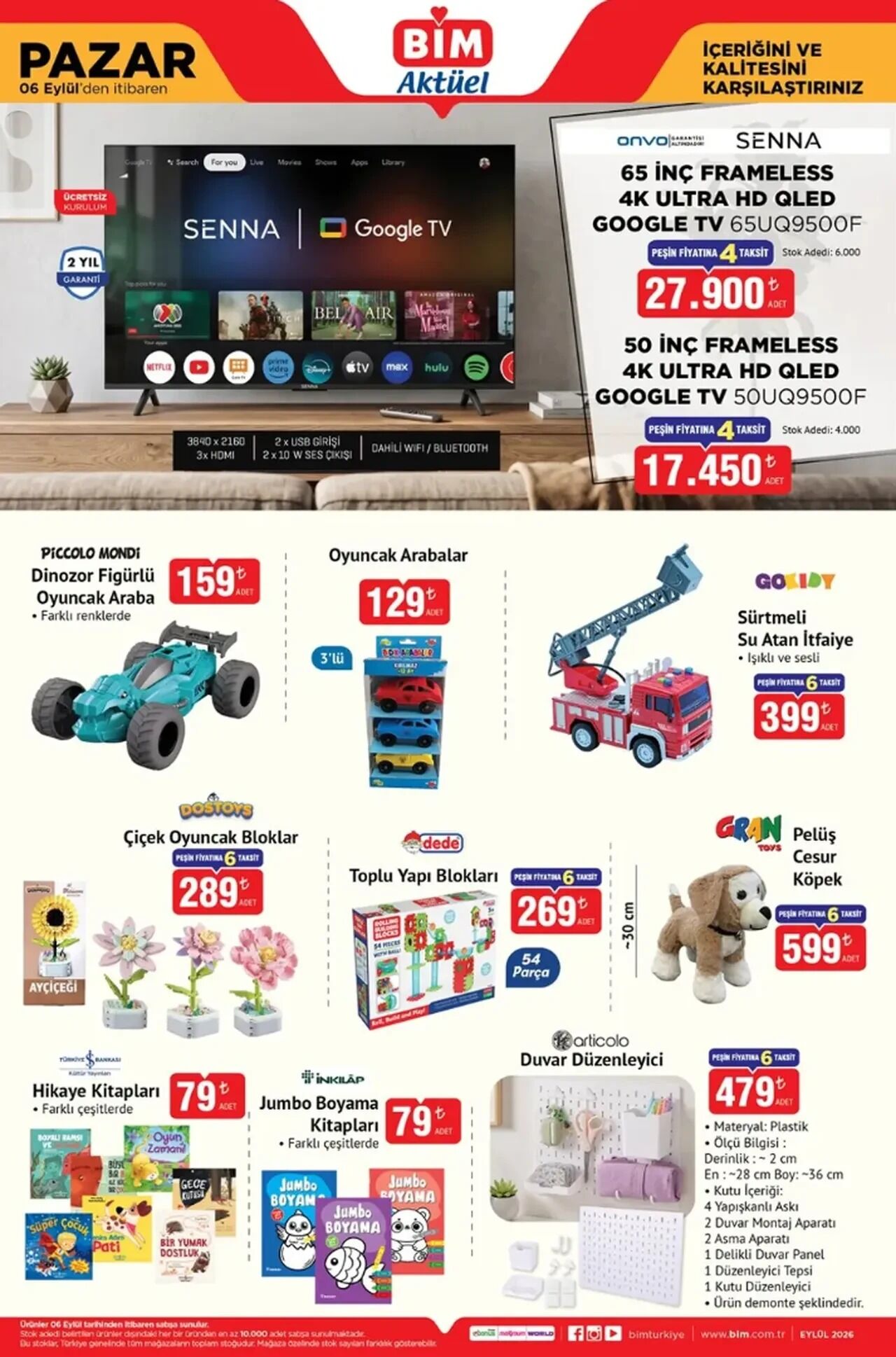 6 8 Eylül Bi̇m Aktüel Ürünler Kataloğu Yayımlandı! 33