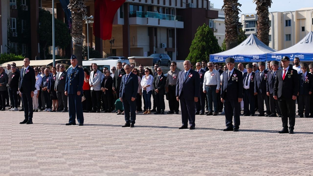 Aliağa’da 19 Eylül Gaziler Günü Törenle Kutlandı2