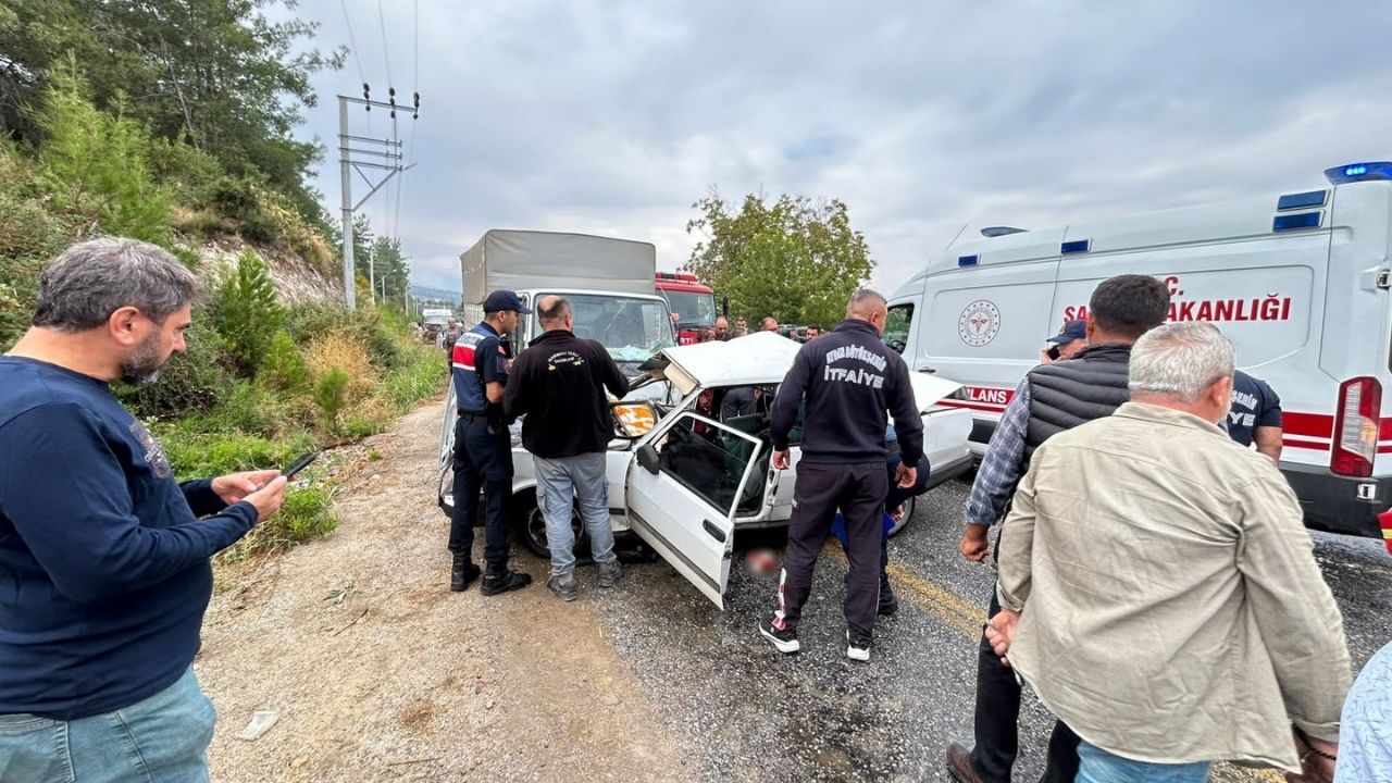 Aydın Bozdoğan'da Kaza Yolcu Hayatını Kaybetti