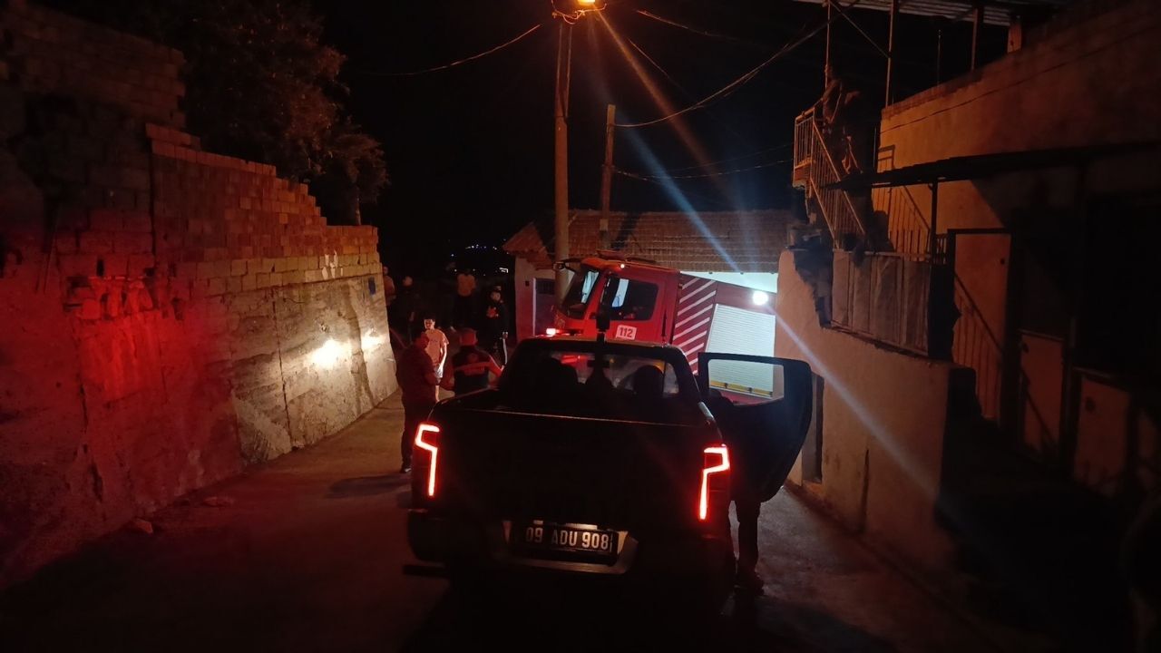 Aydın Söke'de Zirai Alanda Yangın1
