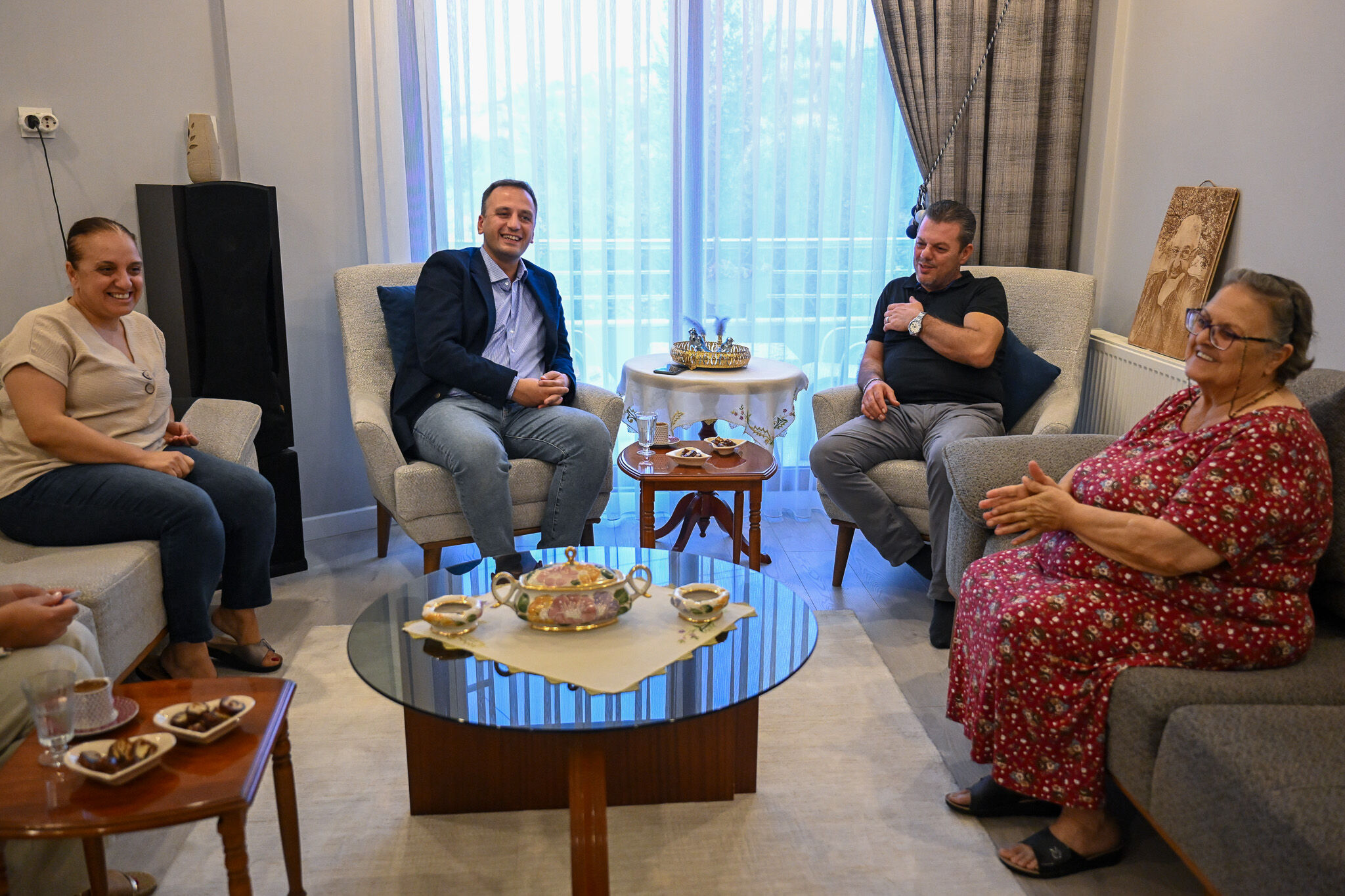 Başkan Eşki’den Yangında Evi Hasar Gören Aileye Ziyaret (2)