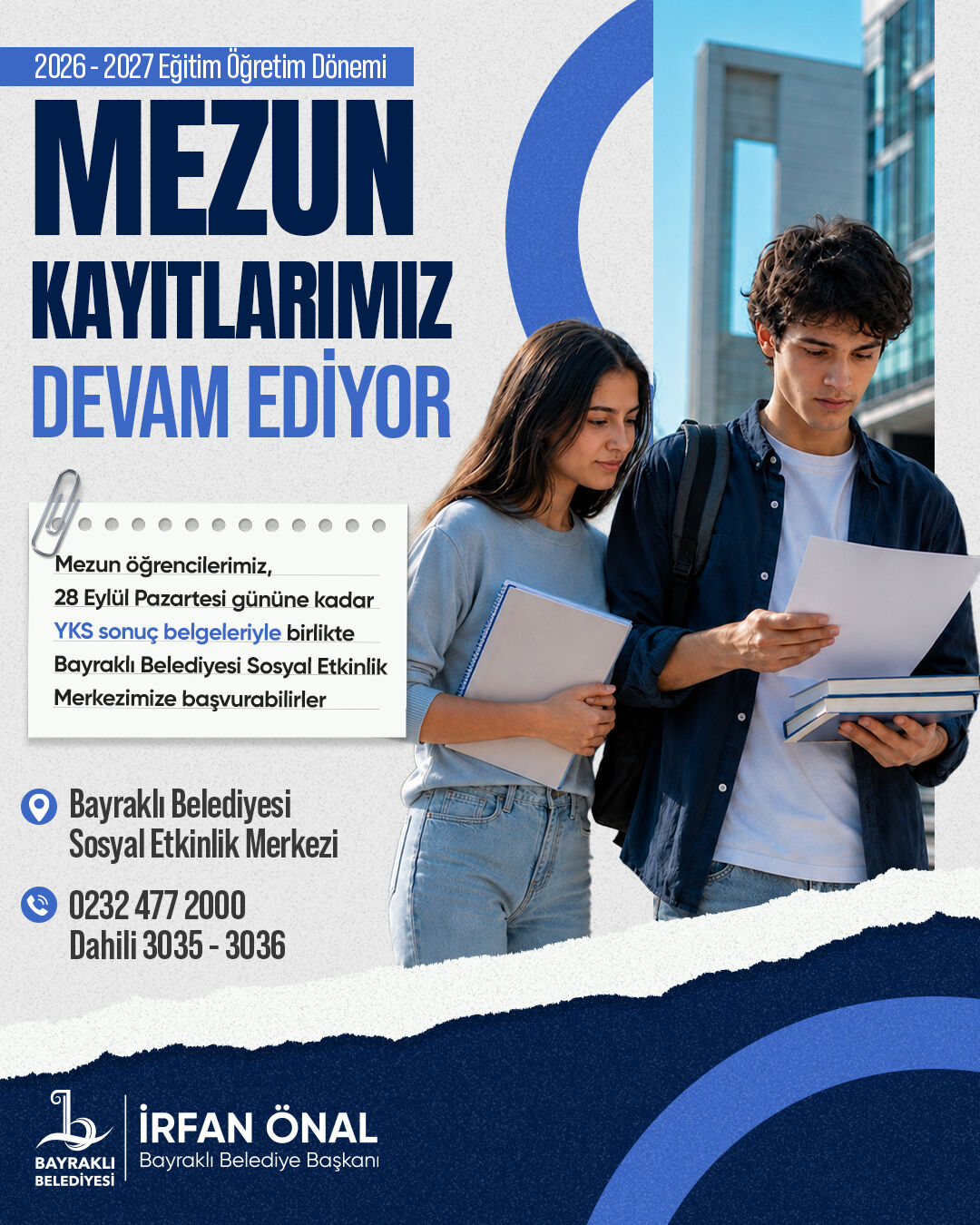 Bayraklı’da Mezun Öğrencilere Yks Desteği