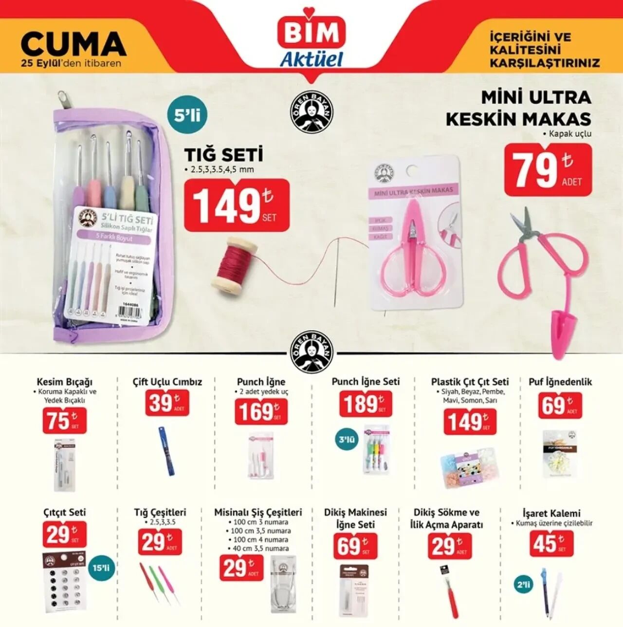 Bi̇m 22 25 Eylül 2026 Aktüel Kataloğu (3)