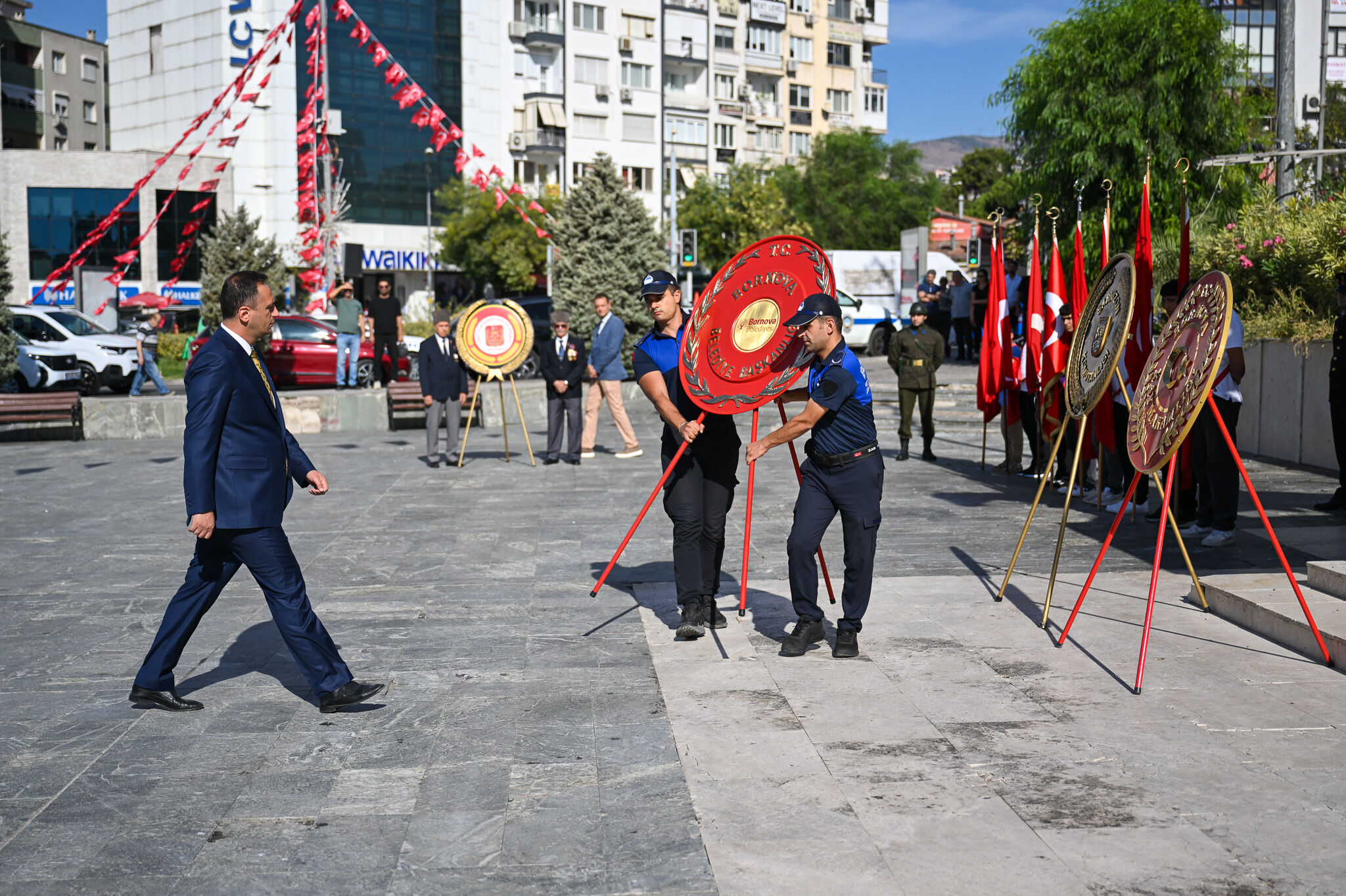 Bornova'da 19 Eylül Gaziler Günü Törenle Kutlandı (4)