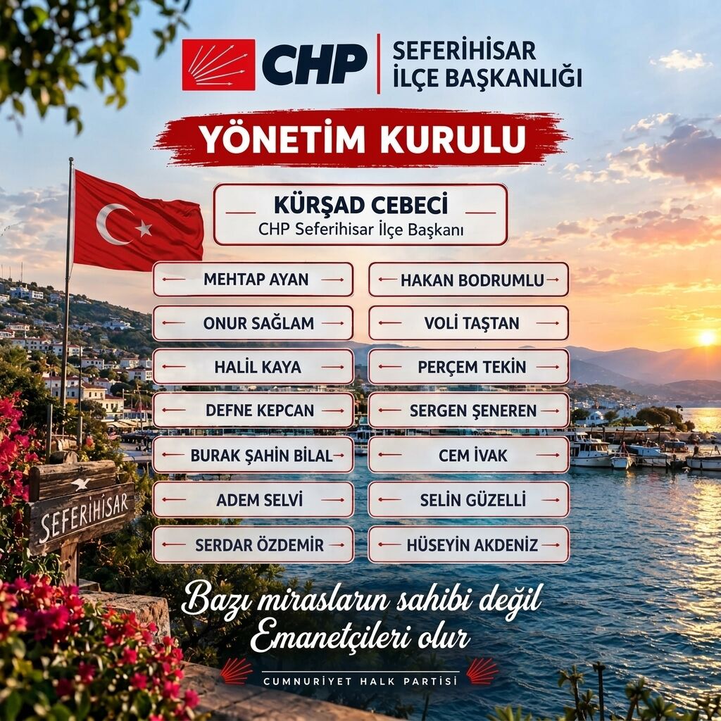 Chp Seferihisar’da Yeni Yönetim Kurulu Belli Oldu-1