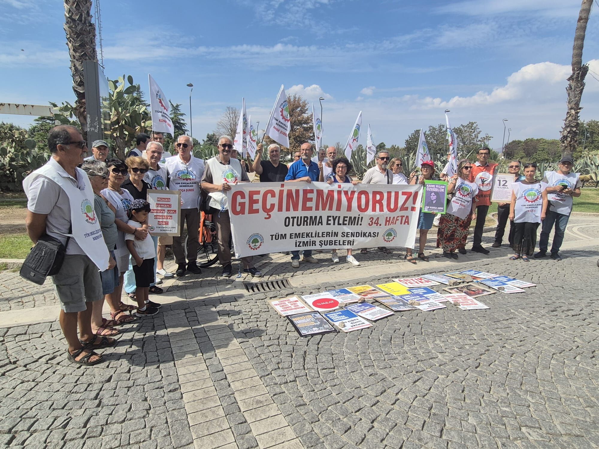 Emeklilerin Geçim Eylemi Sürüyor 34 Haftadır Meydanlarda Hak Arıyorlar (3)