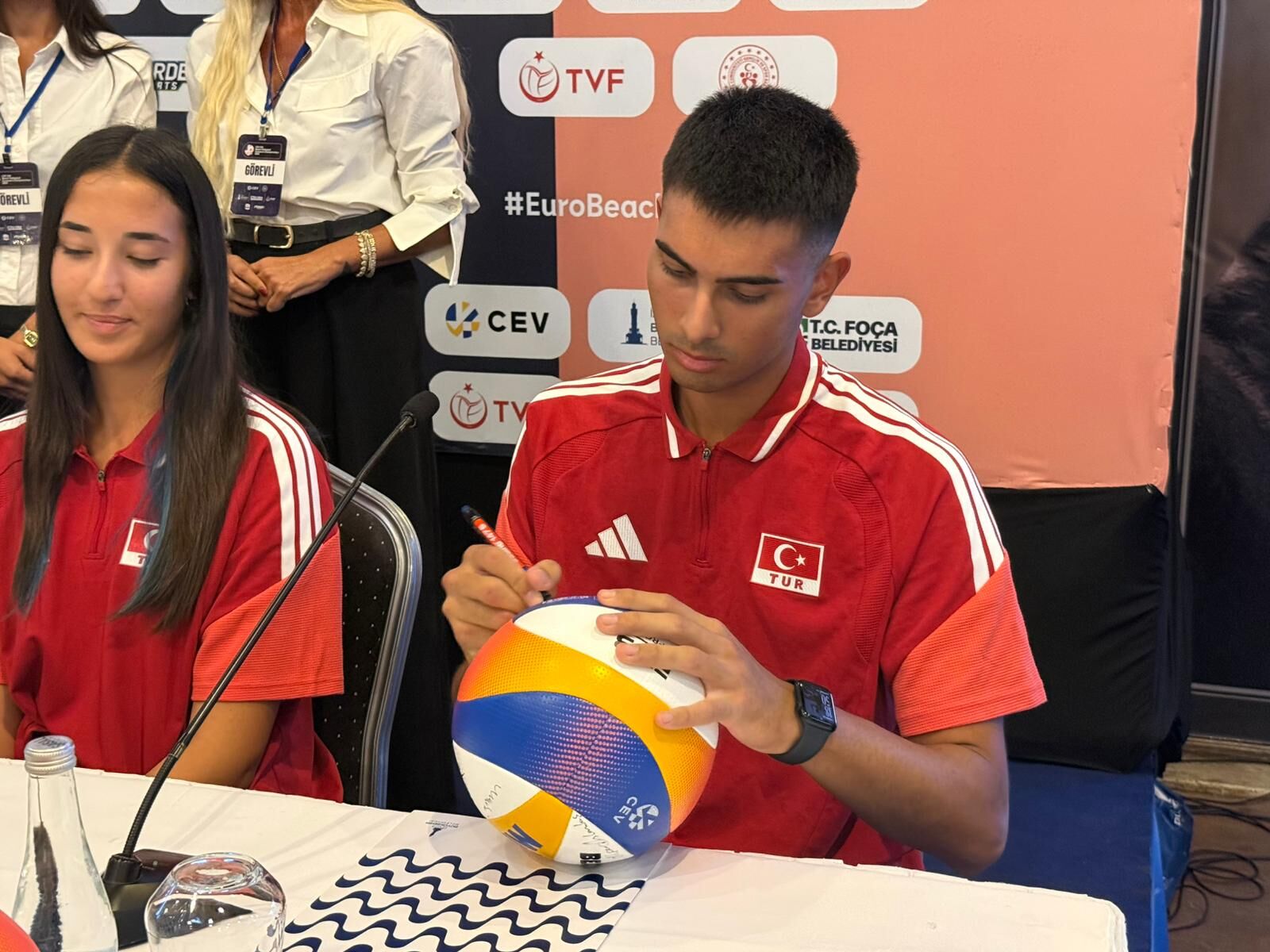 Foça'da Tarihi Organizasyon U18 Plaj Voleybolu Avrupa Şampiyonası Heyecanı Başlıyor! (4)