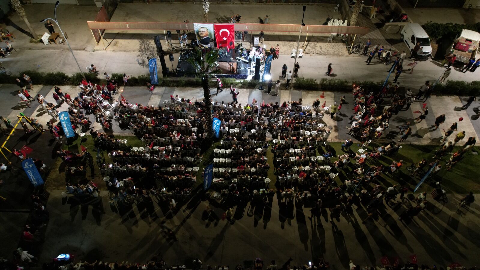 Güzelbahçe’de Kurtuluşun 104. Yılı Fener Alayı Ve Konserle Kutlandı (1)