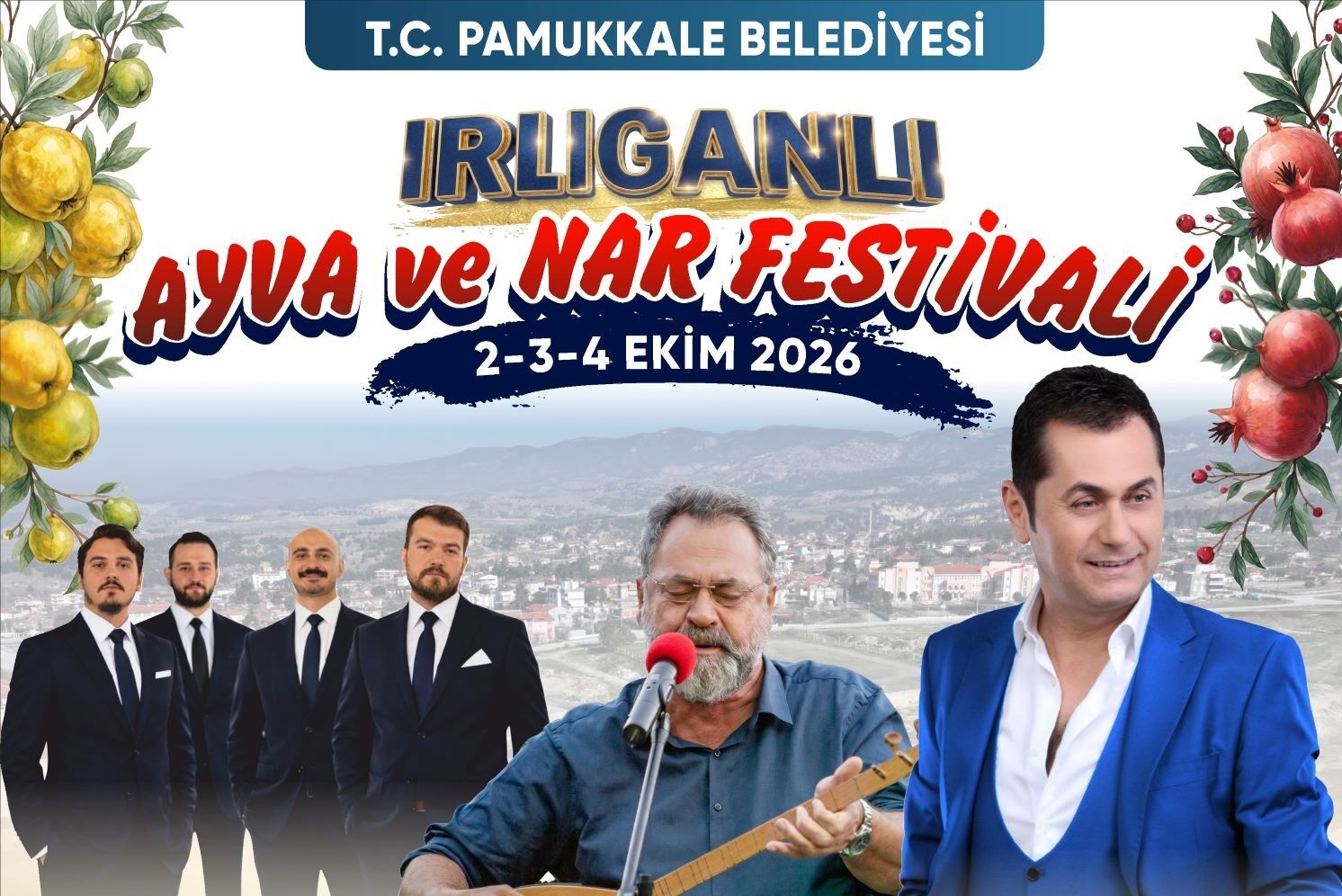 Pamukkale’de Ayva ve Nar Festivali kapılarını açıyor