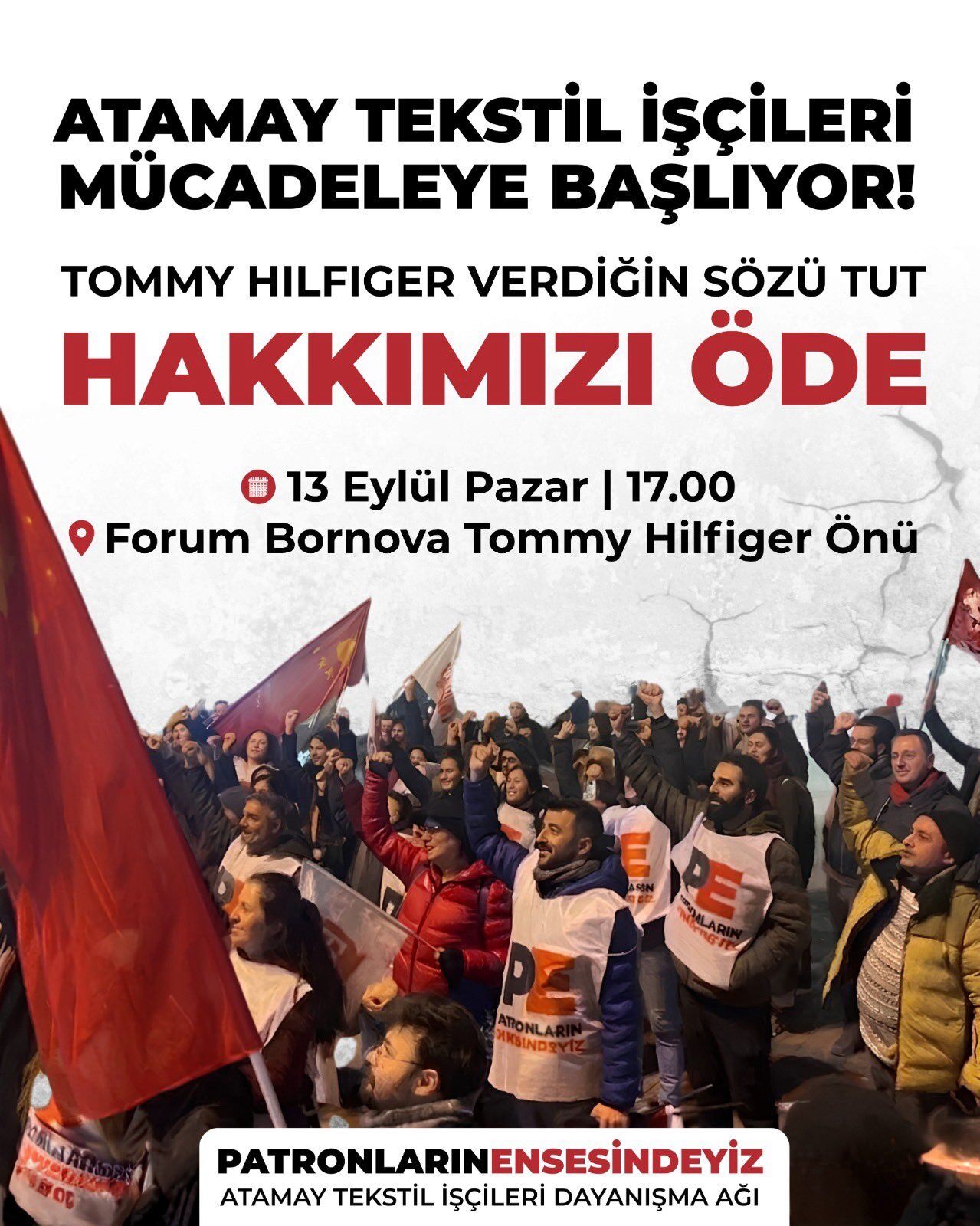 İşçiler Bu Kez Forum Bornova'da Atamay Tekstil'de Yeni Eylem Takvimi (1)-1