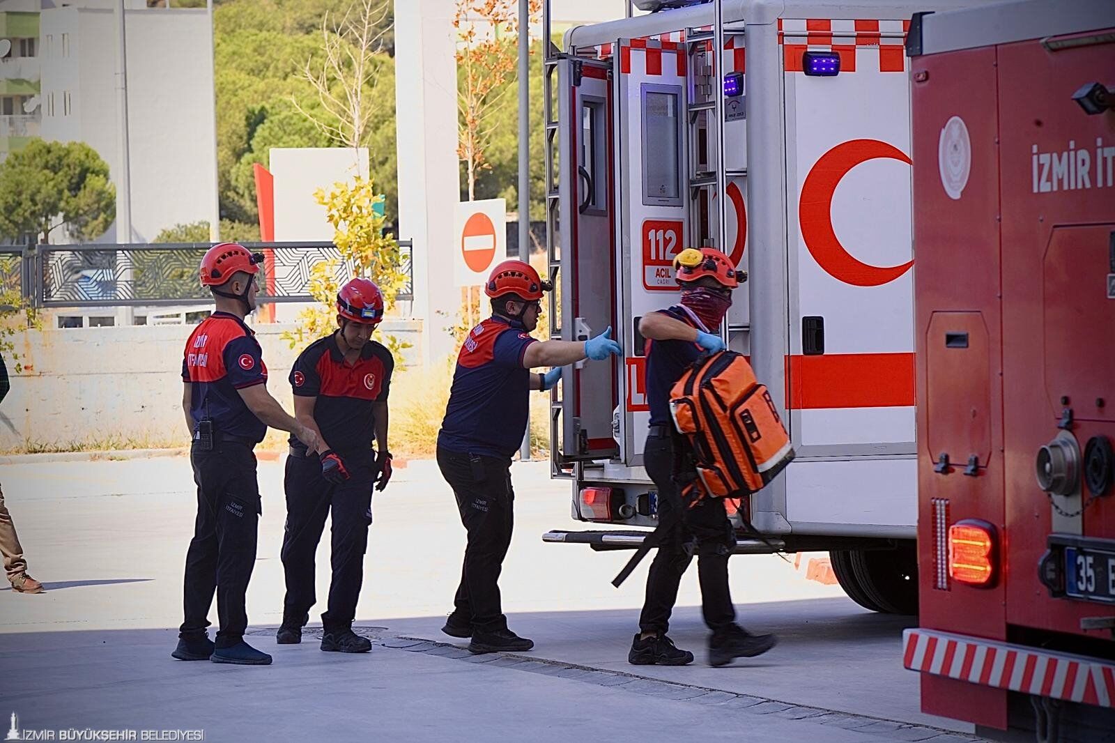 İzmir Itfaiyesinden İtfaiye Haftası'nda Gerçeği Aratmayan Hastane Tatbikatı (3)