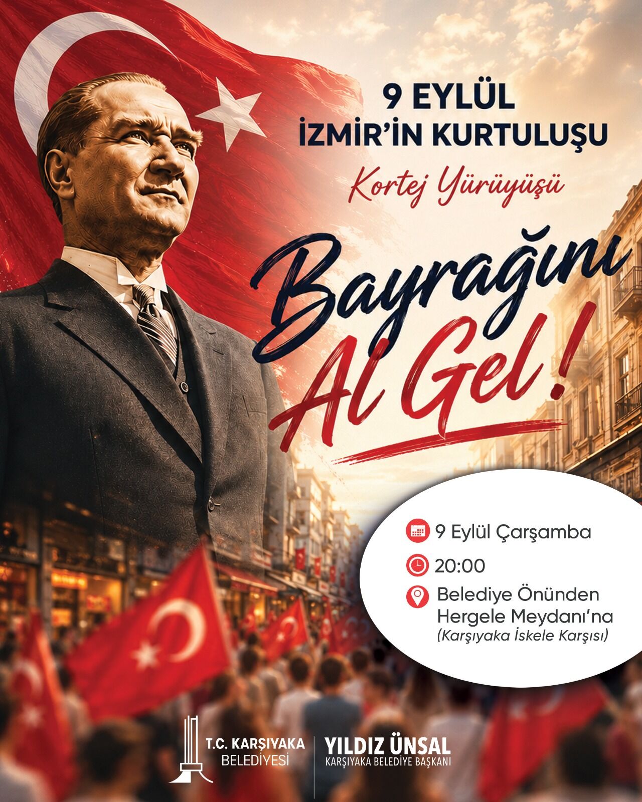 Karşıyaka 9 Eylül Coşkusuna Hazır Yıldız Ünsal’dan “Bayrağını Al Gel” Çağrısı! (1)