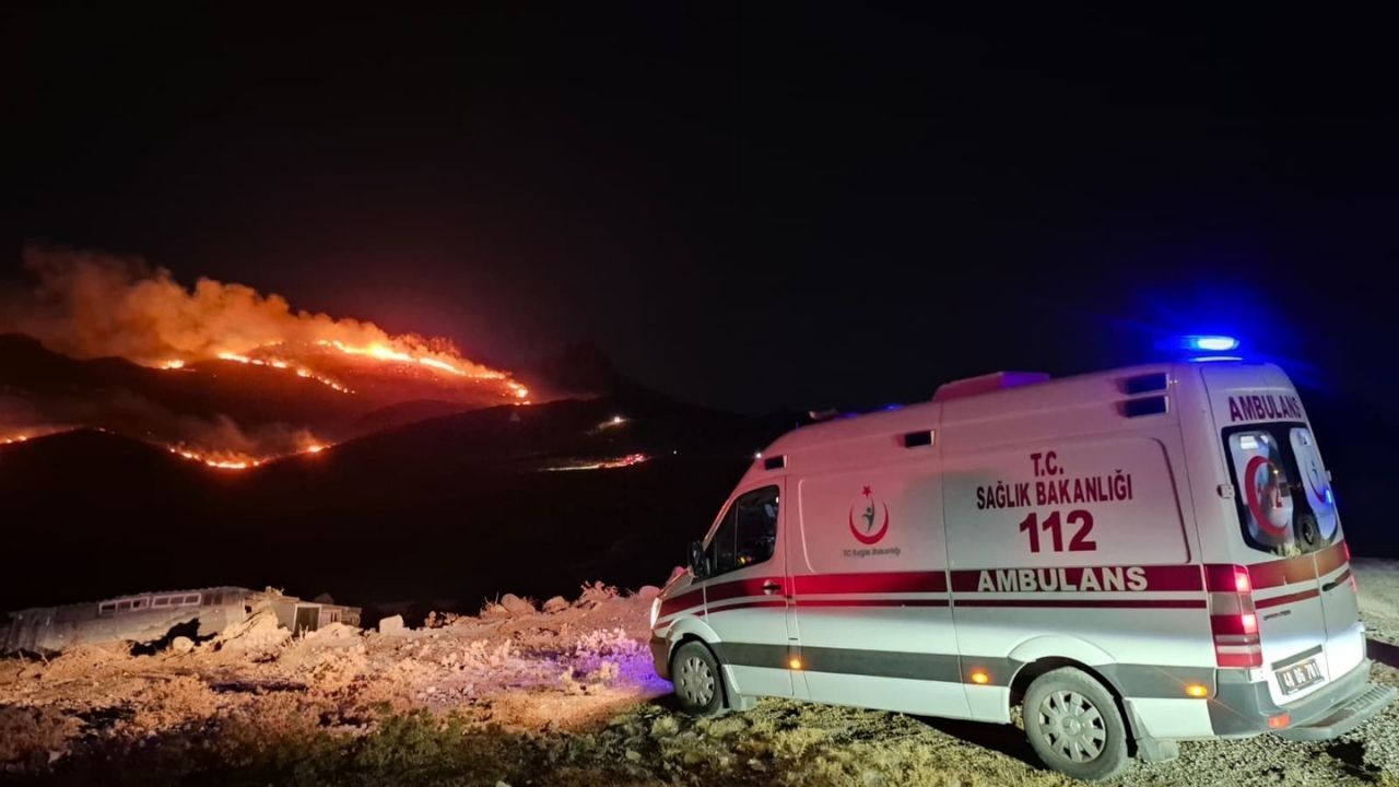 Muğla Bodrum'da Korkutan Yangın2