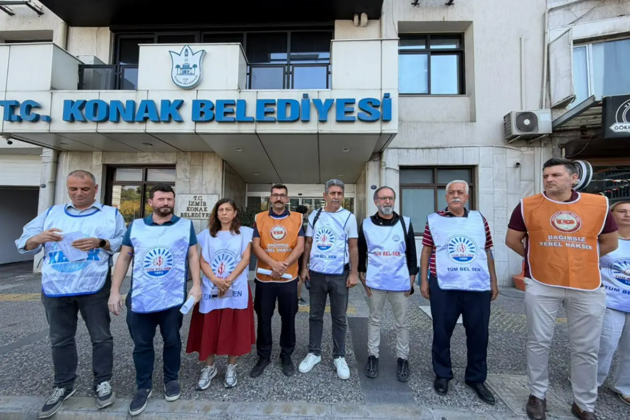 Ödeme Yapılmazsa Her Gün Eylem Var Konak'ta Alacak Eylemi (1)-1